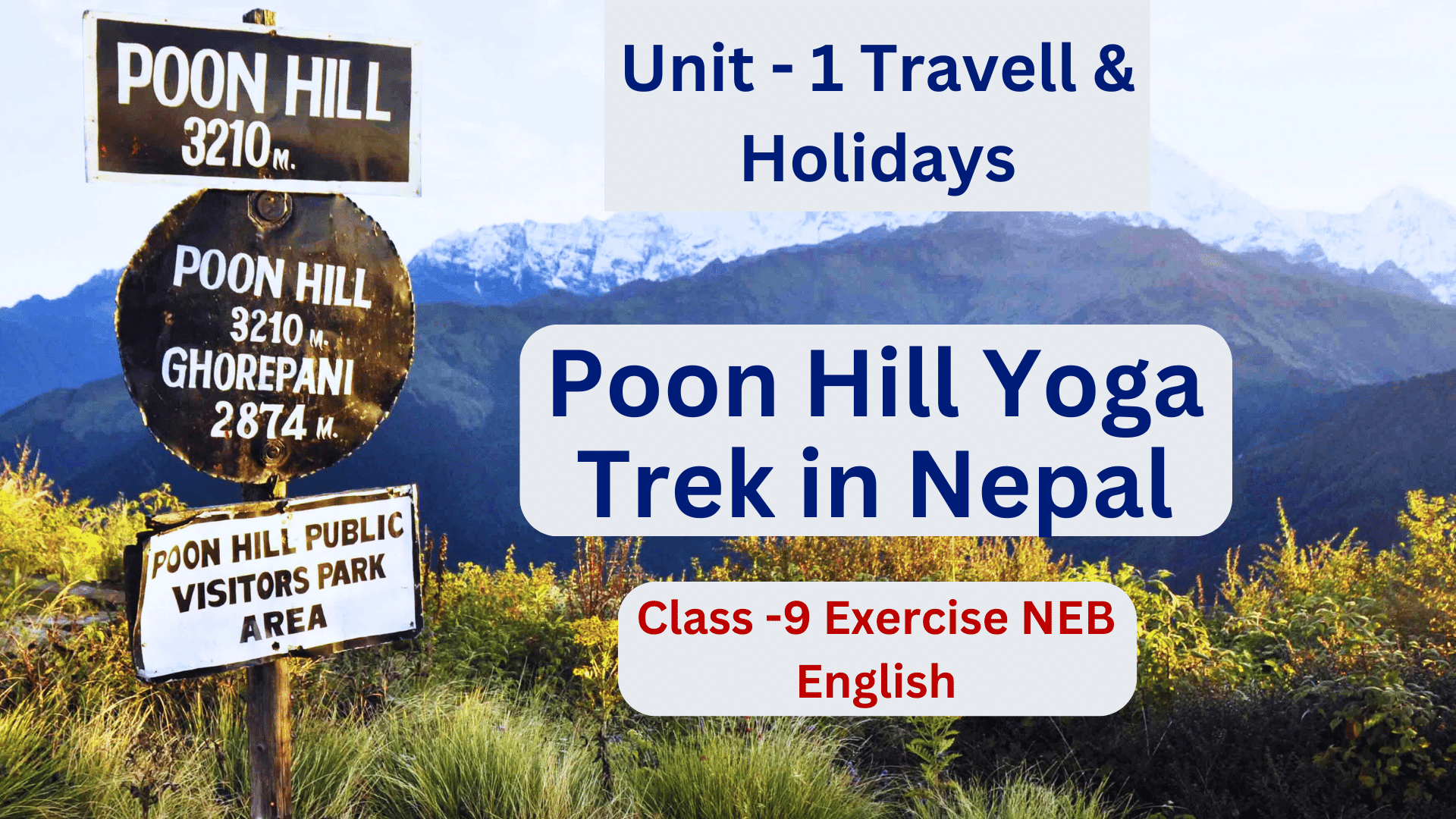 poon hill yoga trek in nepal class 9