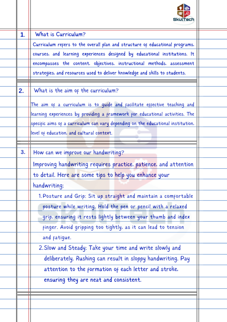 Top 10 Tips for Handwriting Improvement