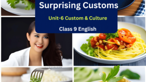 Unit 6 Customs & Culture: Surprising Customs - Class 9 English Exercise