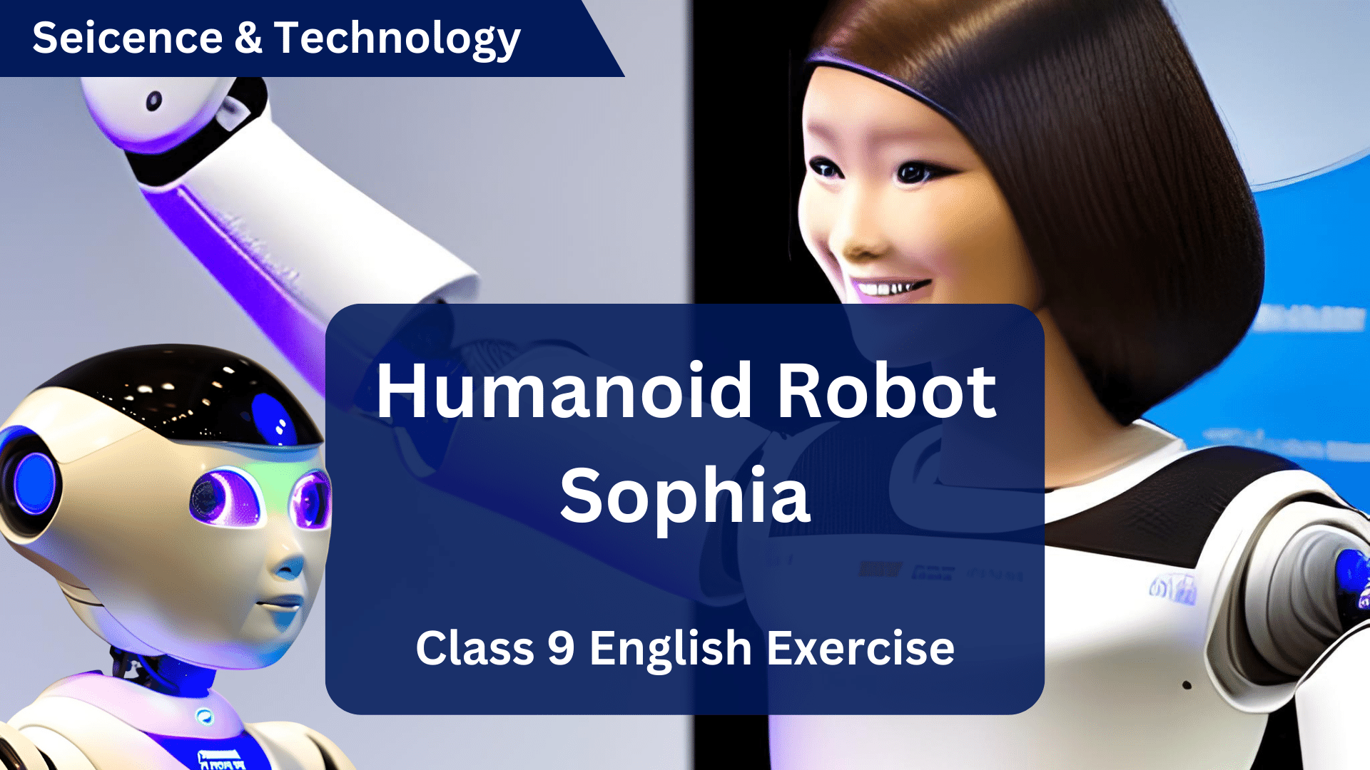 class 9 english unit 8 humanoid robot sophia exercise