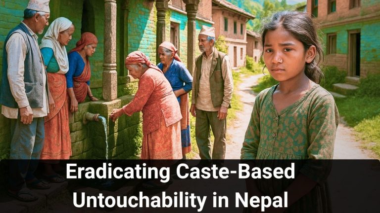 Eradicating Caste-Based Untouchability in Nepal 1 Caste-based untouchability (CBU) in Nepal represents a profound and deeply rooted human rights violation, fundamentally based on birth and affecting the Dalit community across the nation. Despite explicit legal prohibitions and constitutional guarantees against discrimination, this pervasive social evil persists, particularly in rural areas, acting as a significant barrier to social justice and equality. The persistent challenges in its eradication underscore a critical disconnect between progressive legal frameworks and their effective implementation, largely due to deeply ingrained social norms and systemic barriers to justice.