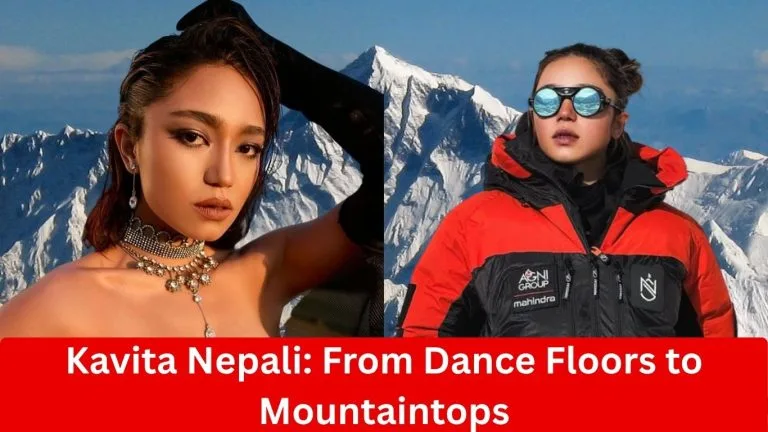 Kavita Nepali: From Dance Floors to Mountaintops 1 Born on December 16, Kavita Nepali is a versatile artist known for her dance, martial arts, and modeling. She rose to fame by winning “Boogie Woogie” in 2018. Kavita has starred in over 50 music videos and Nepal’s first sci-fi film, “Eklo – I.” Beyond entertainment, she became the first Nepali celebrity to complete the Everest-Lhotse traverse, conquering both peaks within 24 hours.